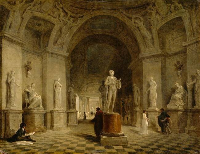 Projet d'aménagement de la rotonde de Mars, vers 1797-1800 Hubert Robert