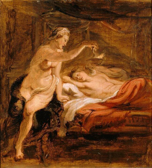 Psyché et l'Amour Peter Paul Rubens