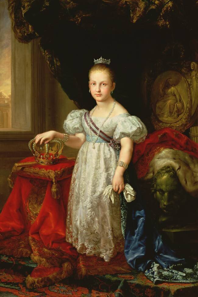 Queen Isabella II Vicente Lopez y Portana