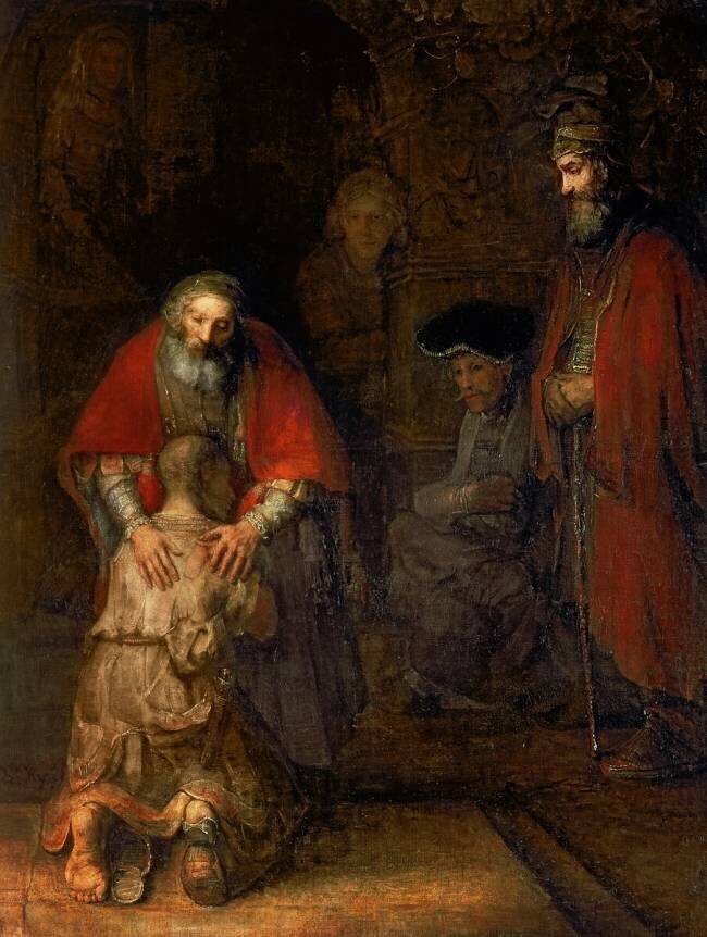 Return of the Prodigal Son Rembrandt