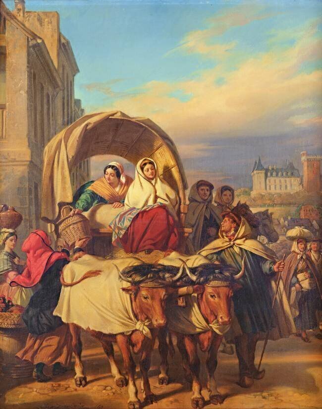 Returning to the Pau Market Eugène Devéria