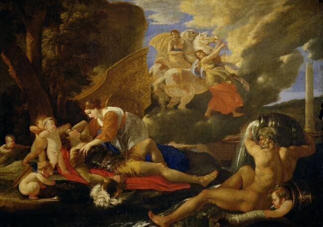 Rinaldo and Armida Nicolas Poussin