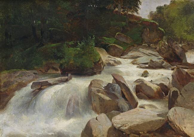River Study Alexandre Calame