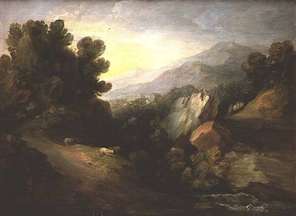 Rocky wooded Landscape Thomas Gainsborough