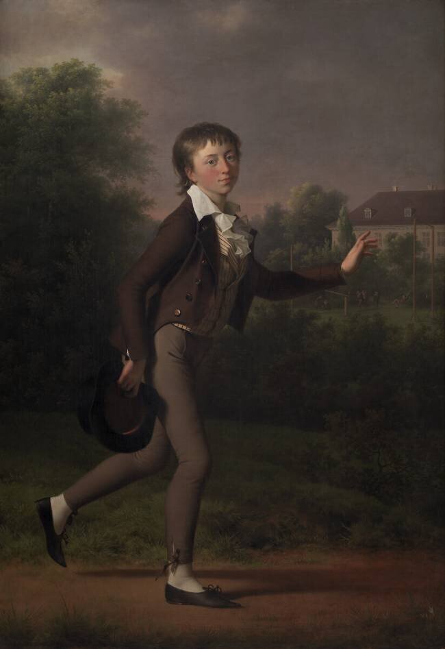 Running boy Jens Juel