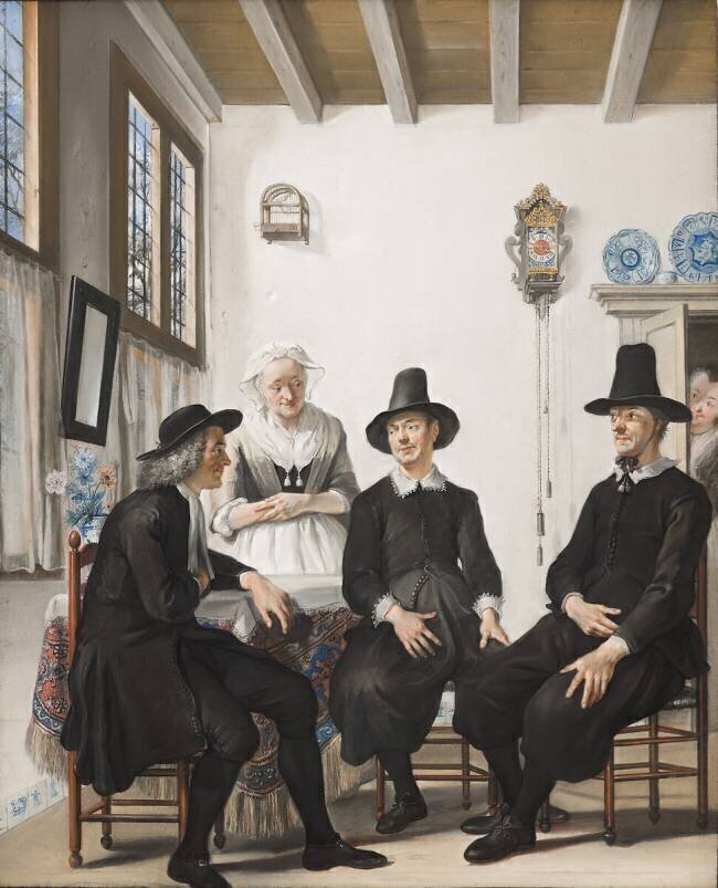 Saartje Jans is Asked for her Hand in Marriage Thomas Asselijn