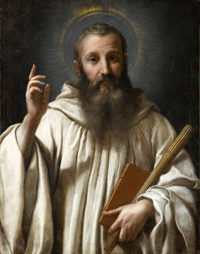 Saint Benoît de Nursie anonymous