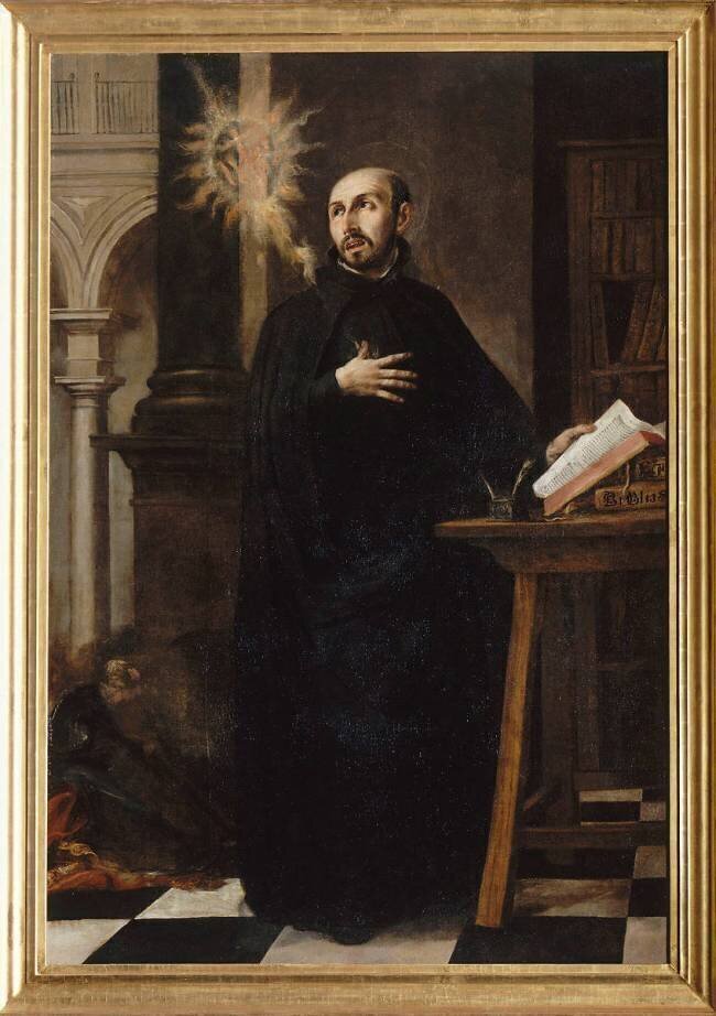 Saint Ignace de Loyola recevant le nom de Jésus Juan de Valdés Leal