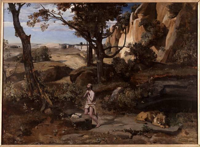 Saint Jérome (1837) Jean-Baptiste Camille Corot
