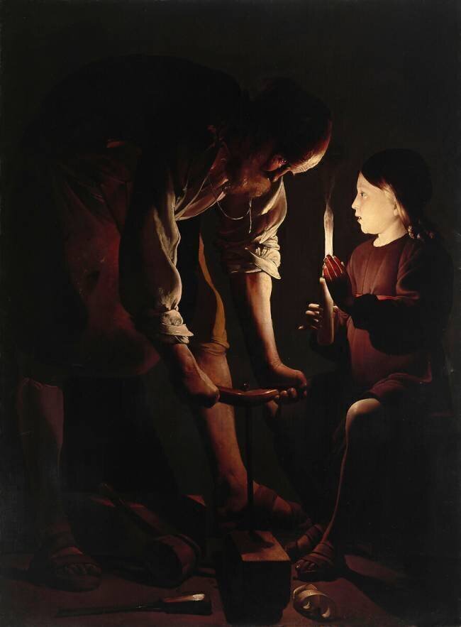 Saint Joseph charpentier Georges de La Tour