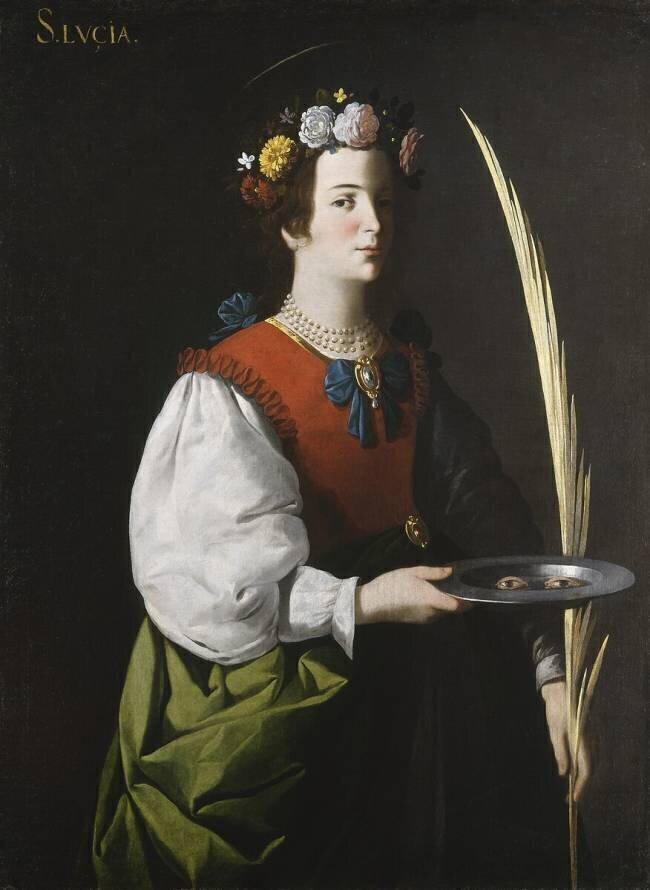 Saint Lucy Francisco de Zurbaran