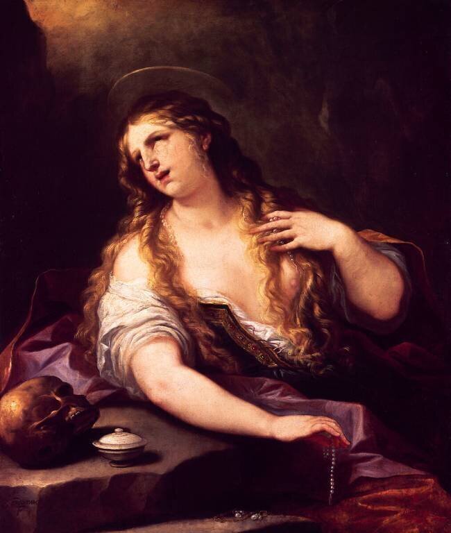 Sainte Madeleine renonçant aux Vantés de ce monde Luca Giordano