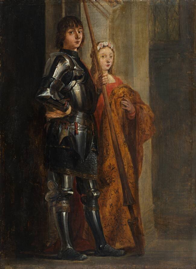 Saints George and Cecilia David Teniers the Younger