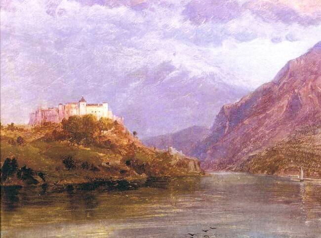 Salzburg Castle Frederic Edwin Church