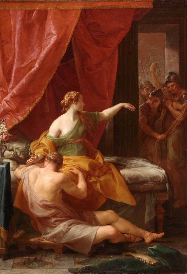 Samson and Delilah Pompeo Batoni