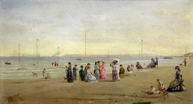 Seaside at Trouville Henri Renard
