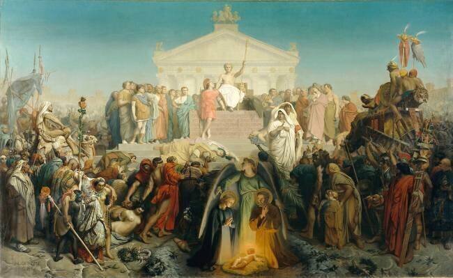 Siècle d'Auguste : naissance de N.S. Jésus Christ Jean-Léon Gérôme