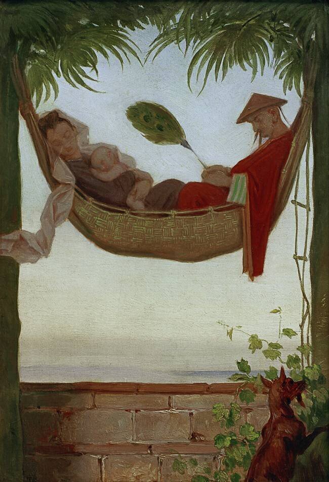 Sieste d’une famille chinoise Moritz von Schwind