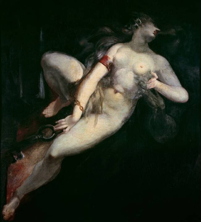 Sin Pursued by Death Johann Heinrich Füssli