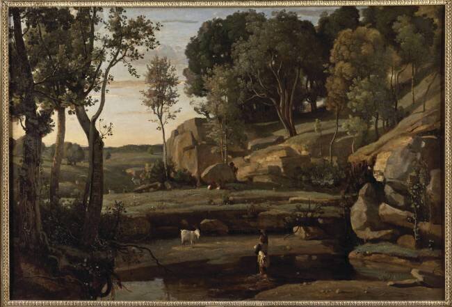 Site d'Italie Jean-Baptiste Camille Corot