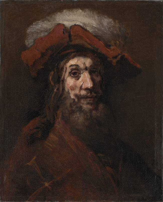 Sketch for The Knight with the Falcon Rembrandt
