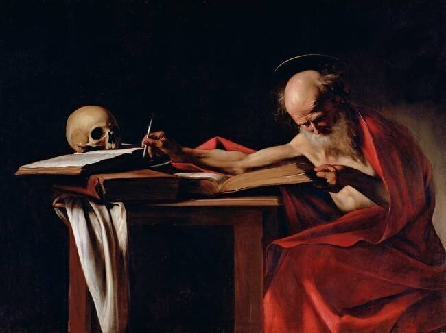 St Jerome writing Caravaggio