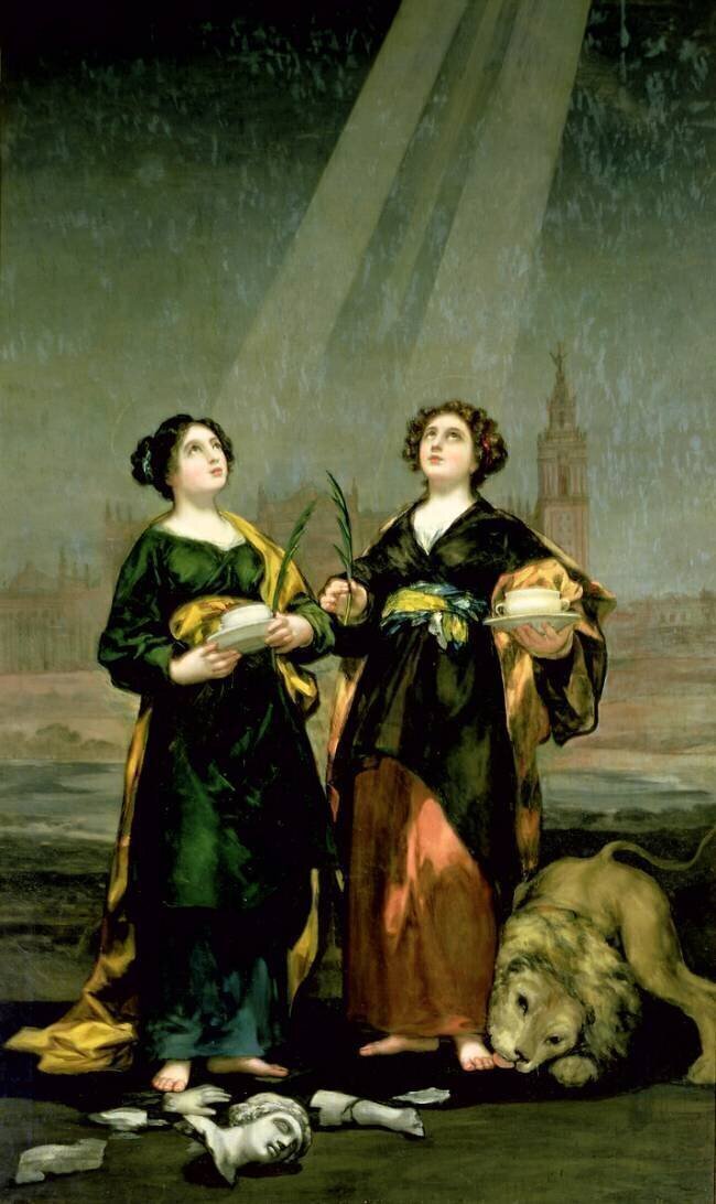 St. Justina and St. Rufina Francisco de Goya
