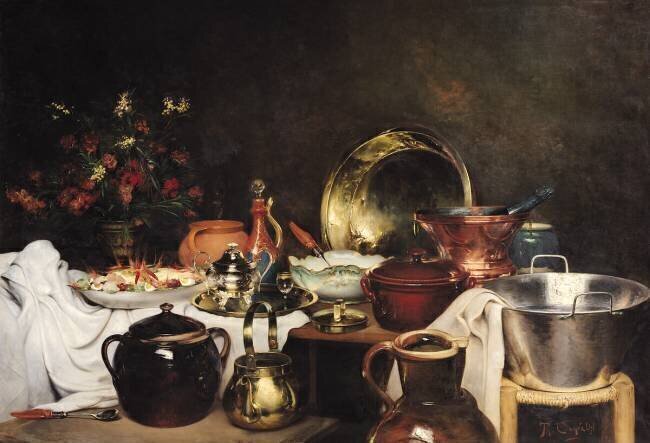 Still Life Theodore Charles Ange Coquelin