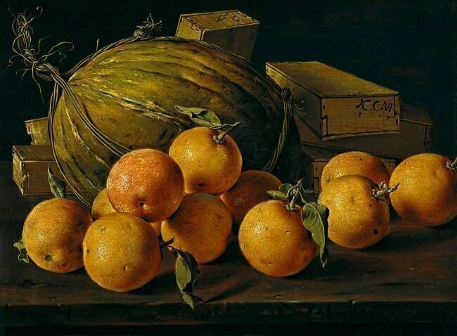 Still Life of Oranges Luis Meléndez