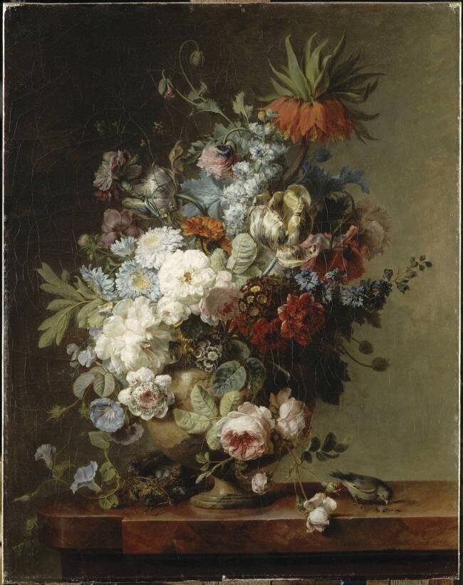 Nature morte aux fleurs Cornelius van Spaendonck
