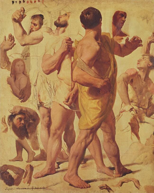 Studies for the 'Martyrdom of Saint Symphorian' Jean-Auguste-Dominique Ingres