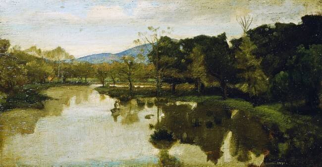 Study for Dead River Giovanni Costa