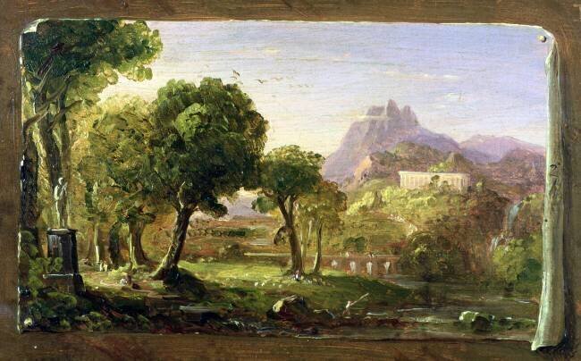 Study for Dream of Arcadia Thomas Cole