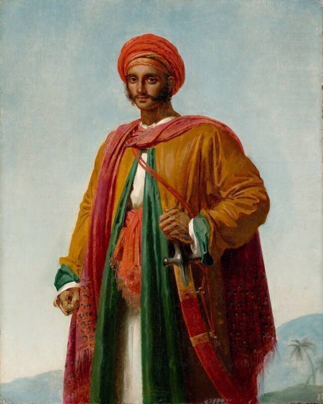 Study for 'Portrait of an Indian' Anne-Louis Girodet