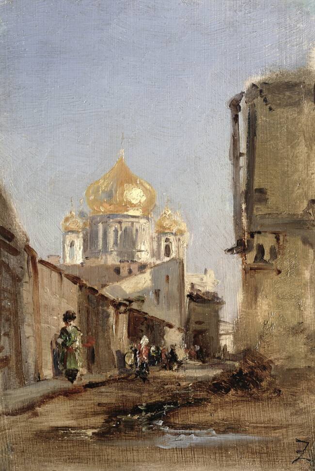 Study of Tobolsk Félix Ziem