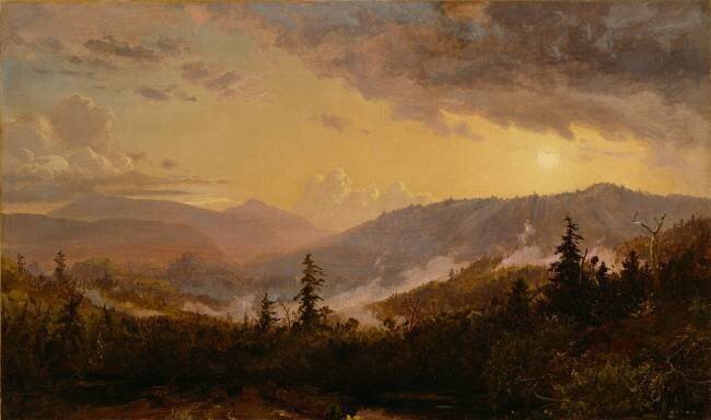 Sunset after a Storm in the Catskill Mountains Jasper Francis Cropsey