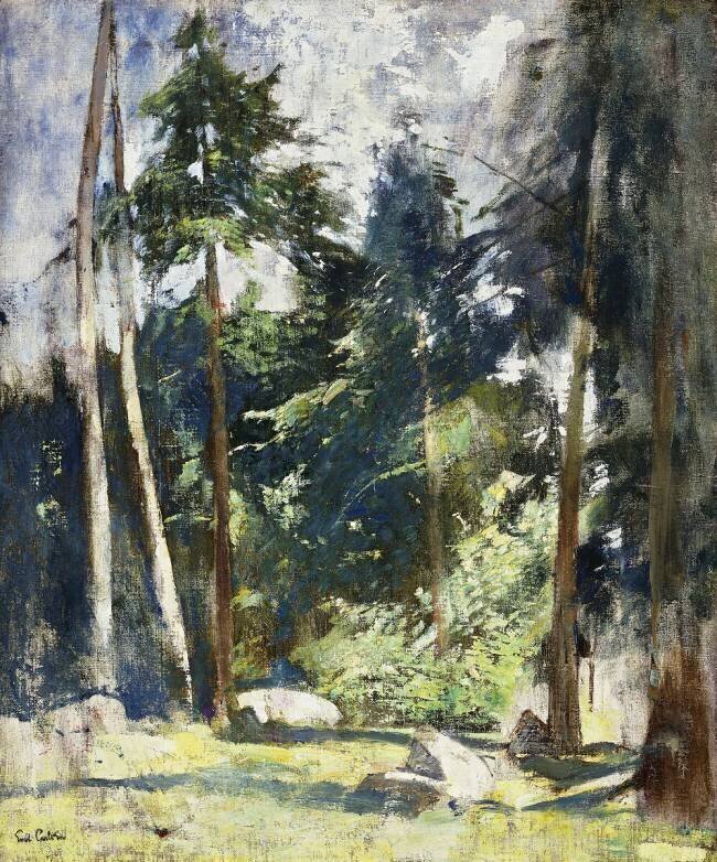 Tall Pines Emil Carlsen
