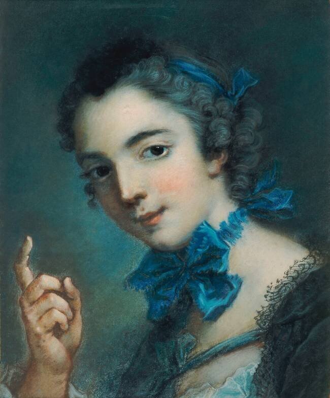 Tête de jeune fille Jean-Marc Nattier