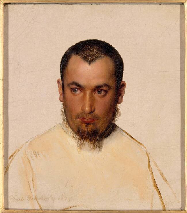 Tête de moine camaldule Paul Delaroche
