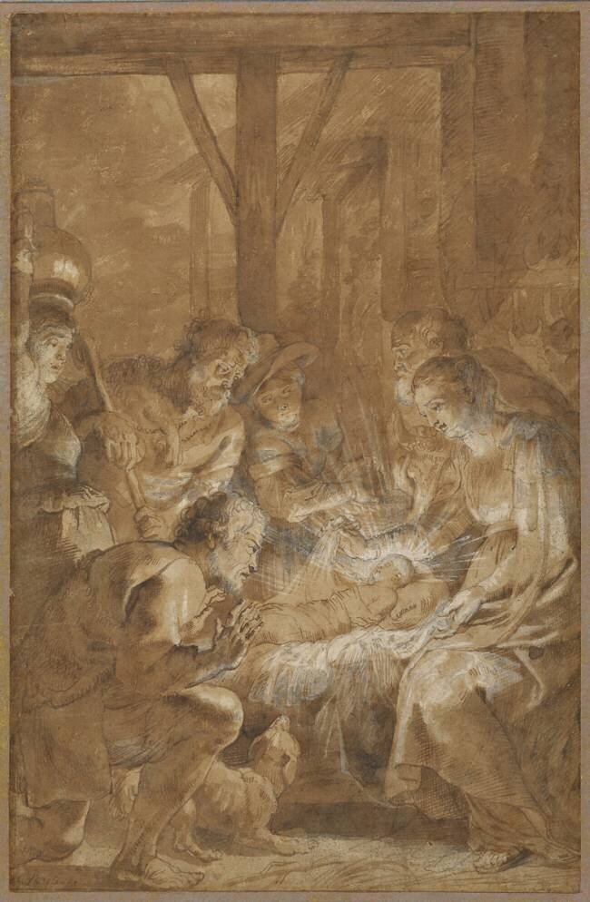 The Adoration of the Shepherds Peter Paul Rubens