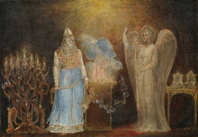 The Angel Appearing to Zacharias William Blake