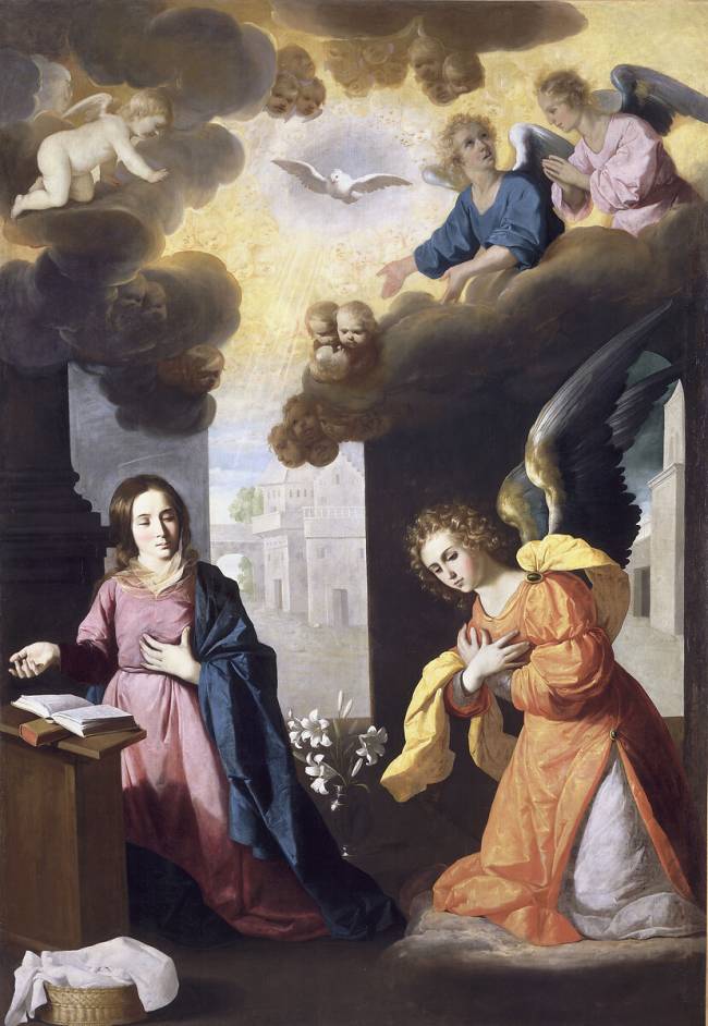 The Annunciation Francisco de Zurbaran