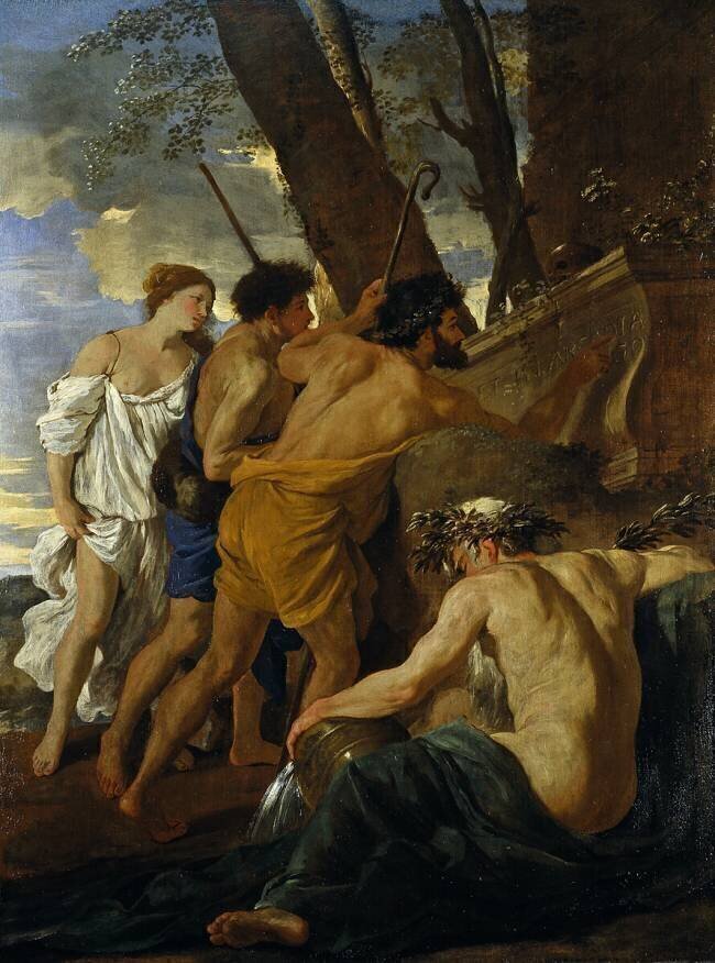 The Arcadian Shepherds Nicolas Poussin