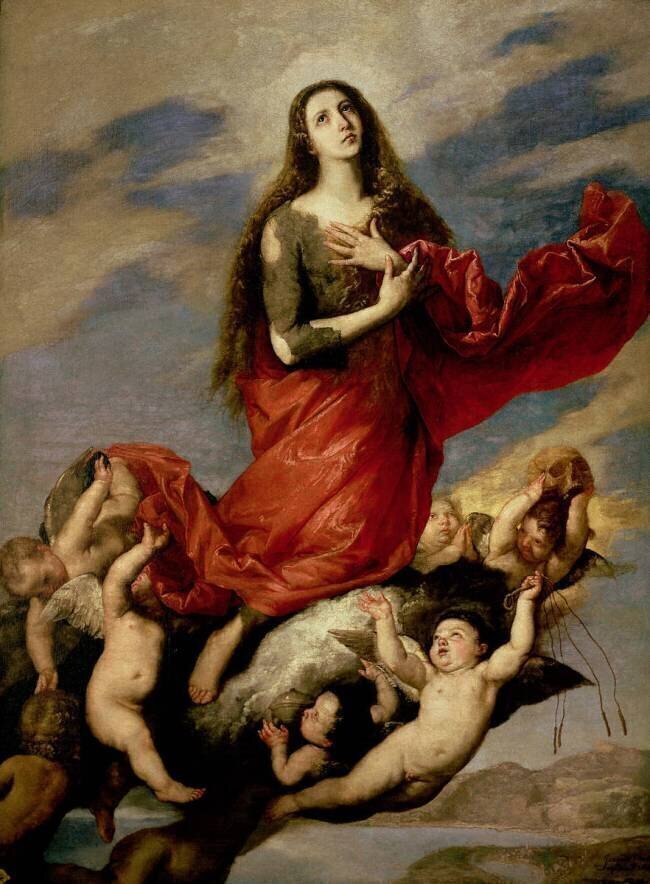 The Assomption of Mary Magdalene Jusepe de Ribera