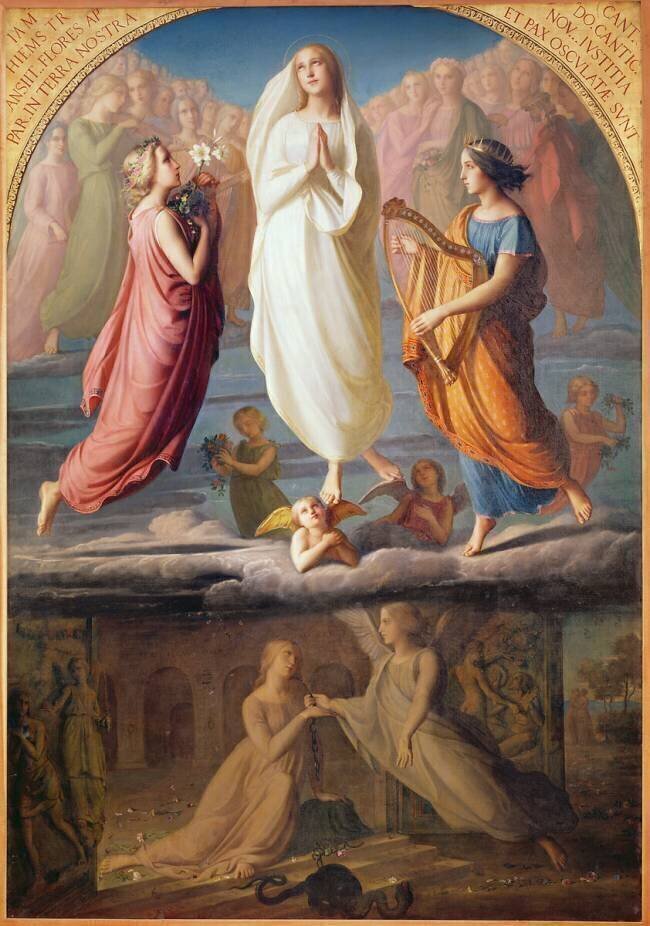The Assumption of the Virgin Louis Janmot