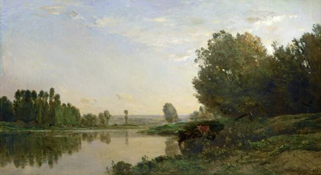 The Banks of the Oise Charles-François Daubigny