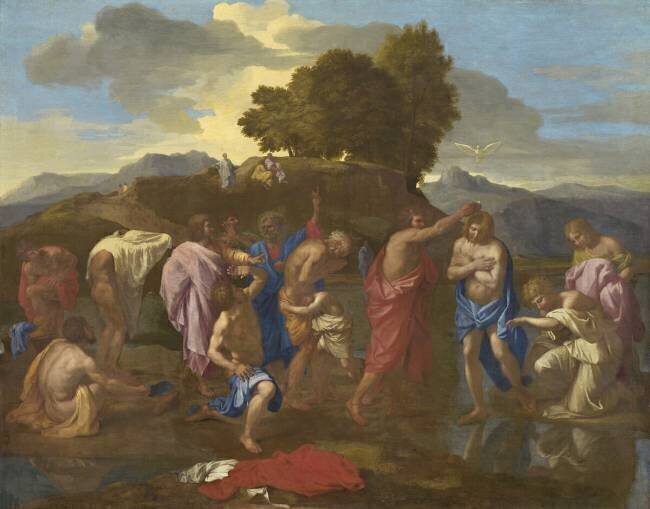 The Baptism of Christ Nicolas Poussin