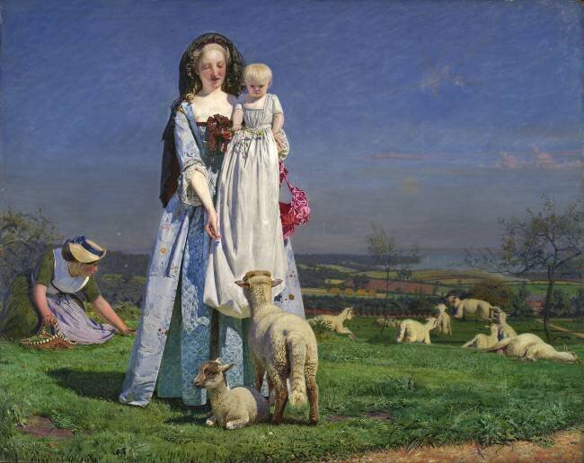 The Beautiful Lambs Ford Madox Brown