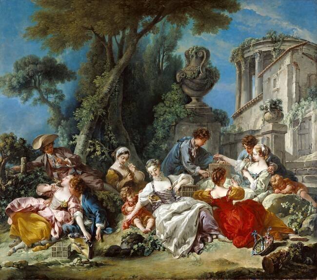 The Bird Catchers François Boucher