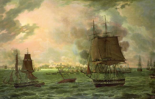 The Bombing of Cadiz by the French on 23rd September 1823 Louis-Philippe Crépin